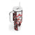 Canada Day Tumbler With Handle The Forest Moose and Maple Leaves-Haida Pattern