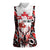 Canada Day Women Sleeveless Polo Shirt The Forest Moose and Maple Leaves-Haida Pattern