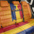 Personalized Romania Flag Day Back Car Seat Cover Traditional Pattern Royal Style