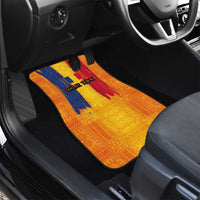 Personalized Romania Flag Day Car Mats Traditional Pattern Royal Style