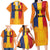 Personalized Romania Flag Day Family Matching Long Sleeve Bodycon Dress and Hawaiian Shirt Traditional Pattern Royal Style