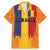Personalized Romania Flag Day Family Matching Mermaid Dress and Hawaiian Shirt Traditional Pattern Royal Style