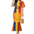 Personalized Romania Flag Day Family Matching Mermaid Dress and Hawaiian Shirt Traditional Pattern Royal Style