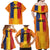 Personalized Romania Flag Day Family Matching Off Shoulder Maxi Dress and Hawaiian Shirt Traditional Pattern Royal Style