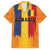 Personalized Romania Flag Day Family Matching Off Shoulder Maxi Dress and Hawaiian Shirt Traditional Pattern Royal Style