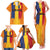 Personalized Romania Flag Day Family Matching Tank Maxi Dress and Hawaiian Shirt Traditional Pattern Royal Style