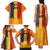 Personalized Romania Flag Day Family Matching Tank Maxi Dress and Hawaiian Shirt Traditional Pattern Royal Style