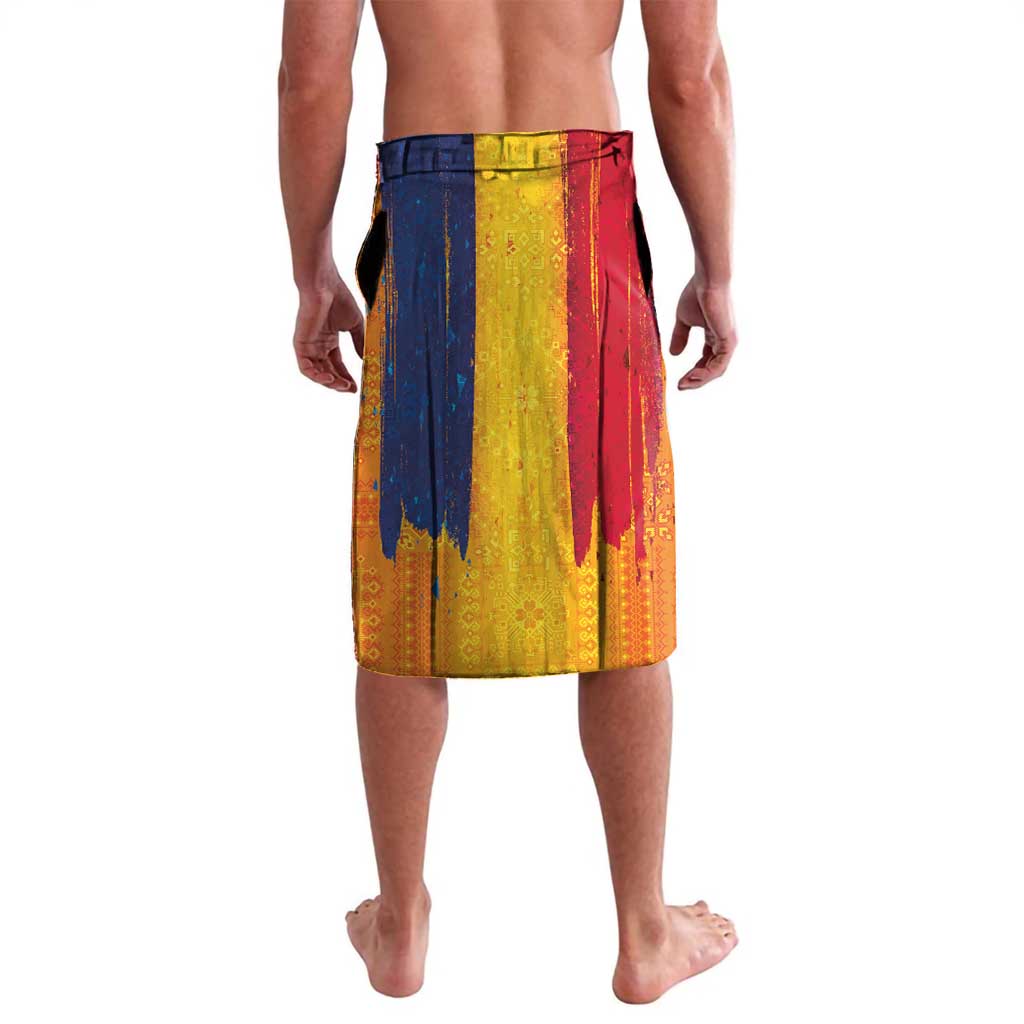 Personalized Romania Flag Day Lavalava Traditional Pattern Royal Style