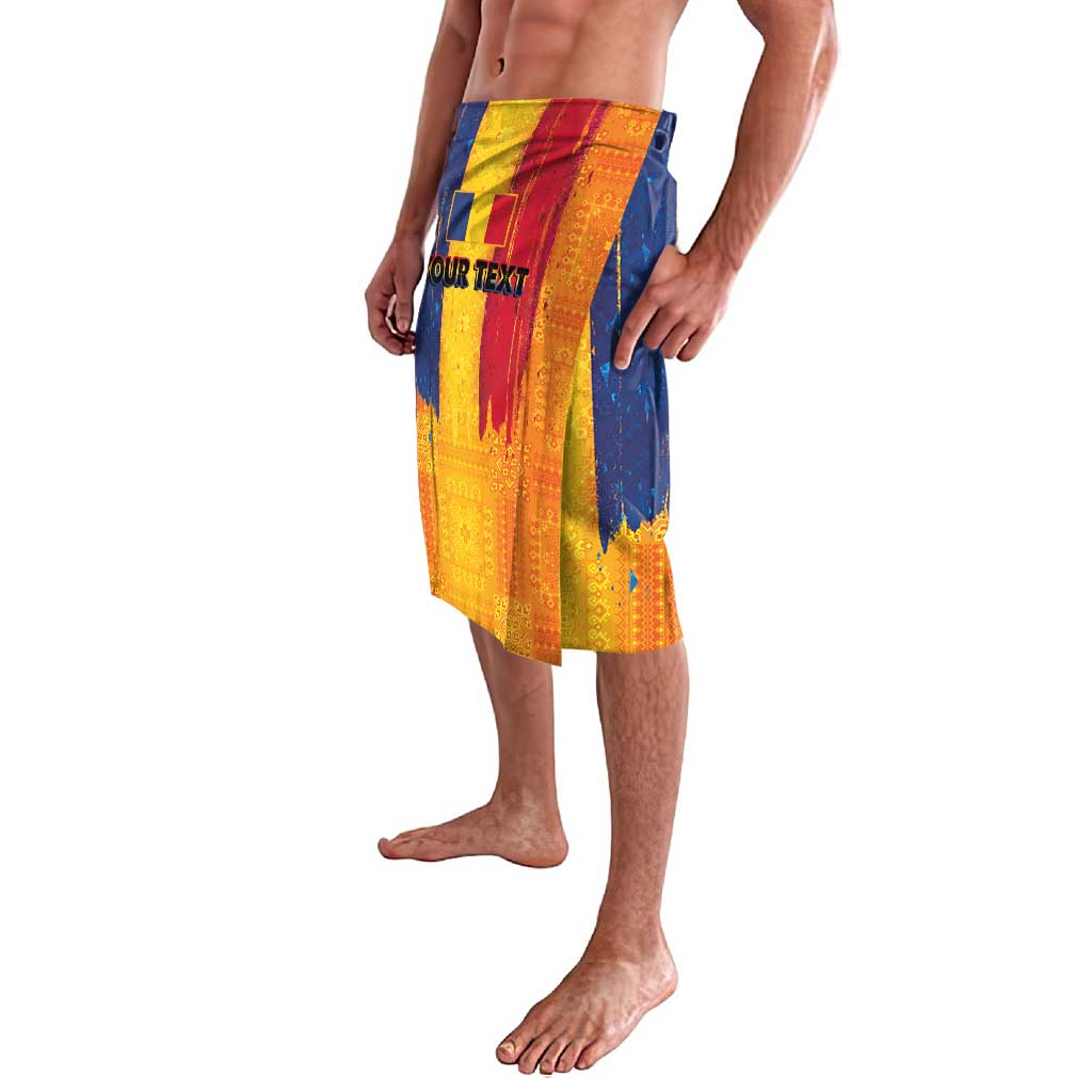 Personalized Romania Flag Day Lavalava Traditional Pattern Royal Style