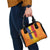 Personalized Romania Flag Day Shoulder Handbag Traditional Pattern Royal Style