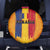 Personalized Romania Flag Day Spare Tire Cover Traditional Pattern Royal Style