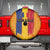 Personalized Romania Flag Day Spare Tire Cover Traditional Pattern Royal Style