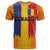 Personalized Romania Flag Day T Shirt Traditional Pattern Royal Style