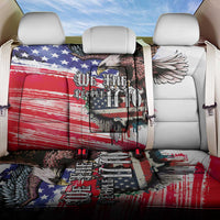The United States Independence Day Back Car Seat Cover We The People Watercolor Style