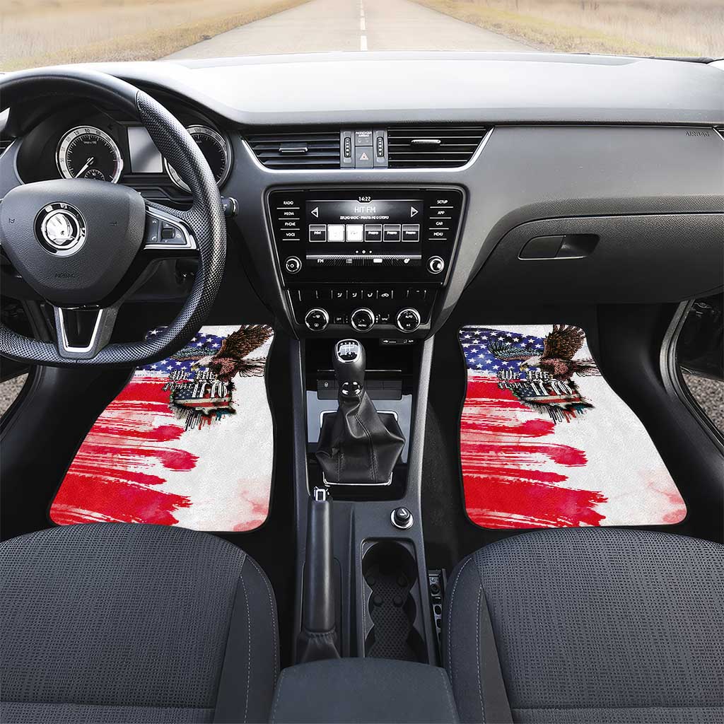 The United States Independence Day Car Mats We The People Watercolor Style