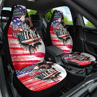 The United States Independence Day Car Seat Cover We The People Watercolor Style
