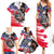 The United States Independence Day Family Matching Summer Maxi Dress and Hawaiian Shirt We The People Watercolor Style