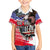 The United States Independence Day Family Matching Summer Maxi Dress and Hawaiian Shirt We The People Watercolor Style