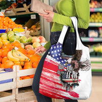 The United States Independence Day Grocery Bag We The People Watercolor Style