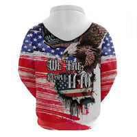 The United States Independence Day Hoodie We The People Watercolor Style