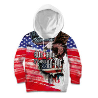 The United States Independence Day Kid Hoodie We The People Watercolor Style