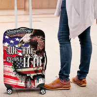 The United States Independence Day Luggage Cover We The People Watercolor Style
