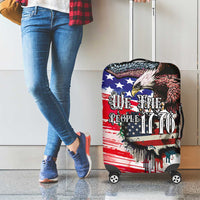 The United States Independence Day Luggage Cover We The People Watercolor Style