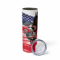 The United States Independence Day Skinny Tumbler We The People Watercolor Style