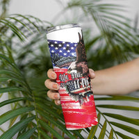 The United States Independence Day Skinny Tumbler We The People Watercolor Style