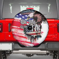 The United States Independence Day Spare Tire Cover We The People Watercolor Style