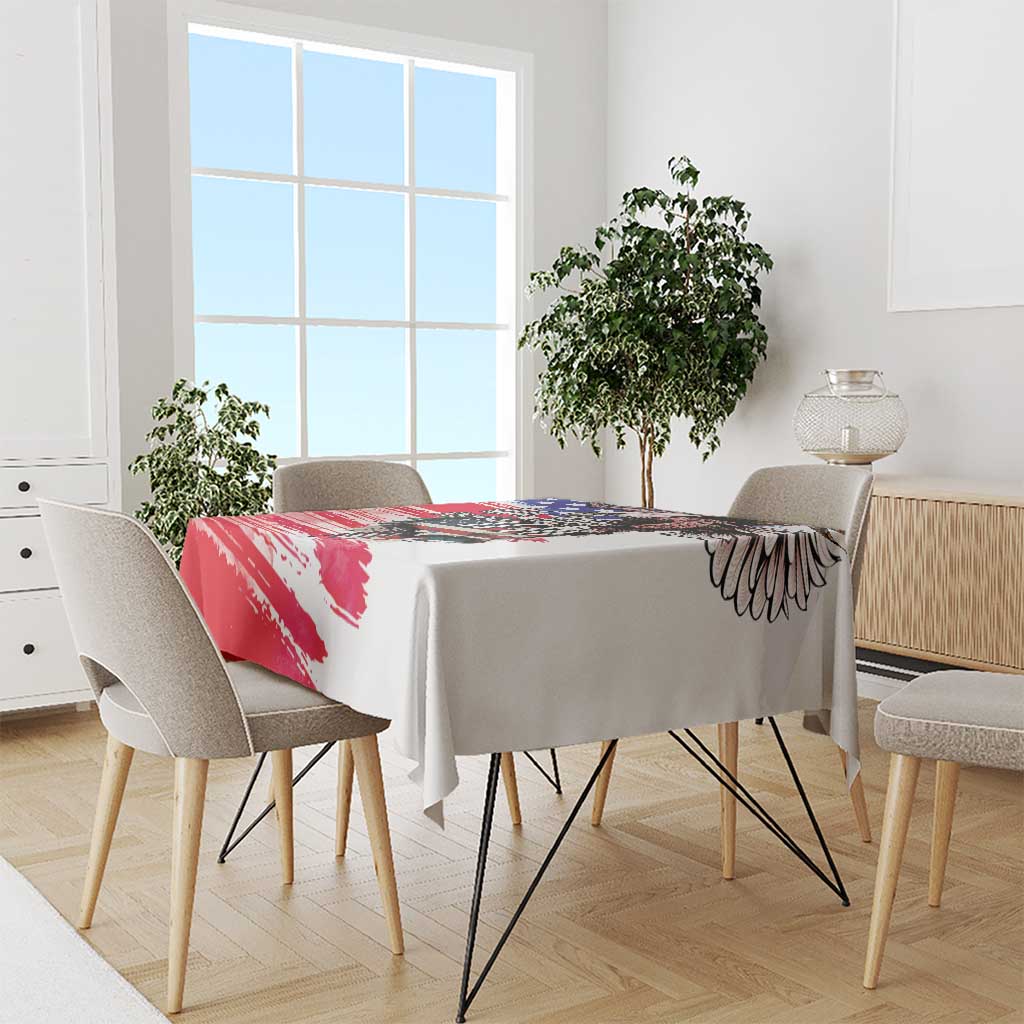 The United States Independence Day Tablecloth We The People Watercolor Style