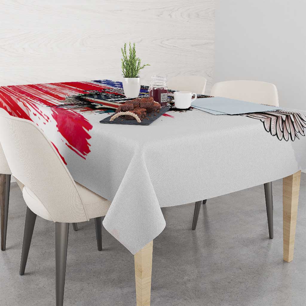 The United States Independence Day Tablecloth We The People Watercolor Style