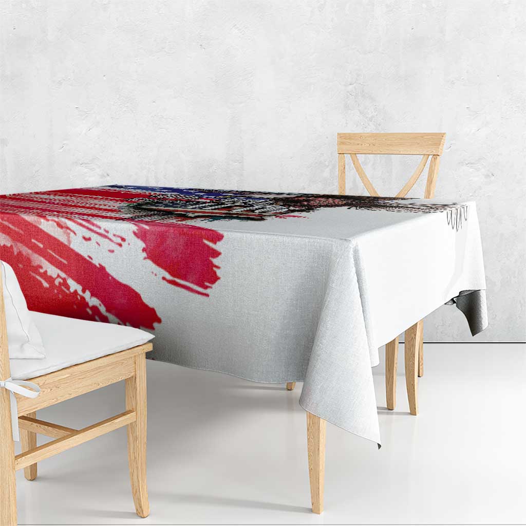 The United States Independence Day Tablecloth We The People Watercolor Style