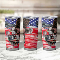 The United States Independence Day Tumbler Cup We The People Watercolor Style