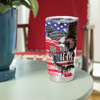The United States Independence Day Tumbler Cup We The People Watercolor Style