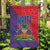 Haiti National Emblem Garden Flag Dashiki and Polynesian Pattern