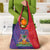 Haiti National Emblem Grocery Bag Dashiki and Polynesian Pattern