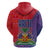 Haiti National Emblem Hoodie Dashiki and Polynesian Pattern