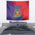 Haiti National Emblem Tapestry Dashiki and Polynesian Pattern
