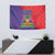 Haiti National Emblem Tapestry Dashiki and Polynesian Pattern