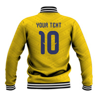 Colombia National Football Custom Baseball Jacket Glory 2026 Inspired Sombrero Vueltiao