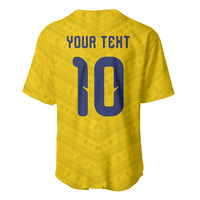 Colombia National Football Custom Baseball Jersey Glory 2026 Inspired Sombrero Vueltiao