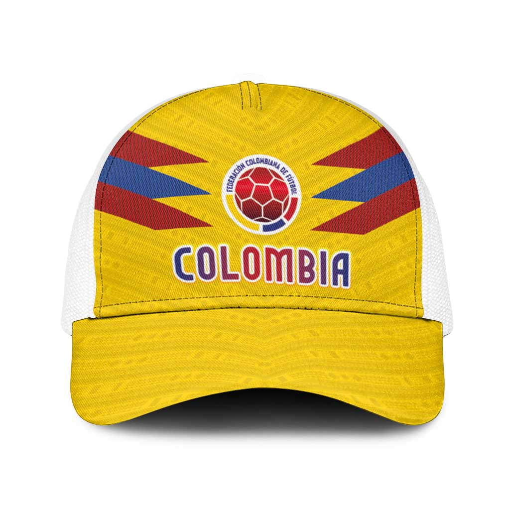 Colombia National Football Baseball Net Cap Glory 2026-Inspired Sombrero Vueltiao