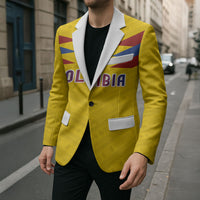 Colombia National Football Custom Blazer Glory 2026 Inspired Sombrero Vueltiao