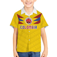 Colombia National Football Custom Hawaiian Shirt Glory 2026 Inspired Sombrero Vueltiao