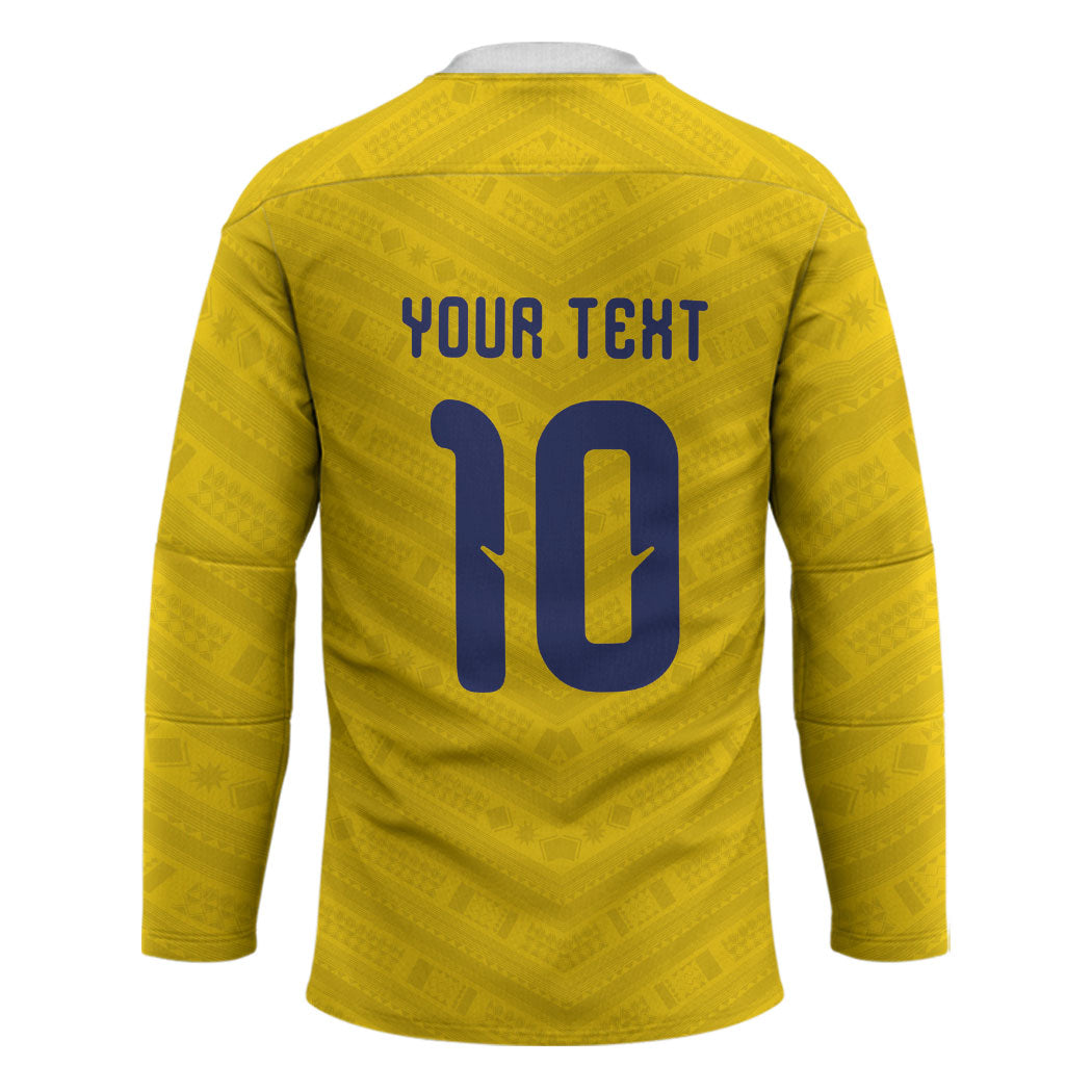 Colombia National Football Custom Hockey Jersey Glory 2026 Inspired Sombrero Vueltiao