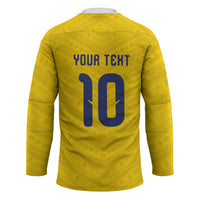 Colombia National Football Custom Hockey Jersey Glory 2026 Inspired Sombrero Vueltiao