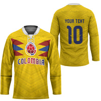 Colombia National Football Custom Hockey Jersey Glory 2026 Inspired Sombrero Vueltiao