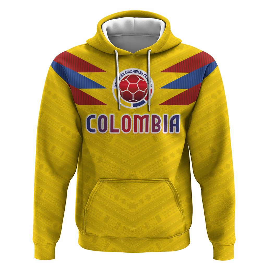 Colombia National Football Custom Hoodie Glory 2026 Inspired Sombrero Vueltiao