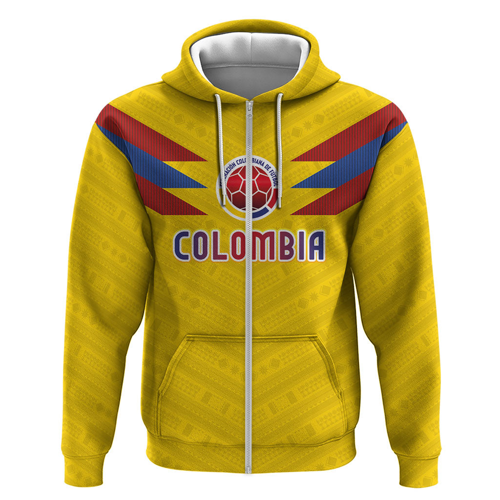 Colombia National Football Custom Hoodie Glory 2026 Inspired Sombrero Vueltiao